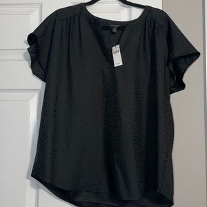 Banana Republic Black Spotted TShirt Blouse
